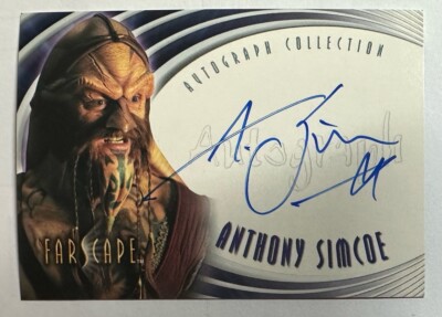 FARSCAPE: ANTHONY SIMCOE als KA D'ARGO AUTOGRAMMKARTE RITTENHOUSE A1