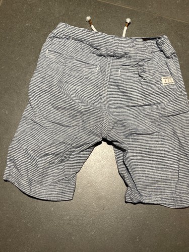 H&M Kids Blue White Stripe Shorts Size 5-6T - Picture 3 of 3