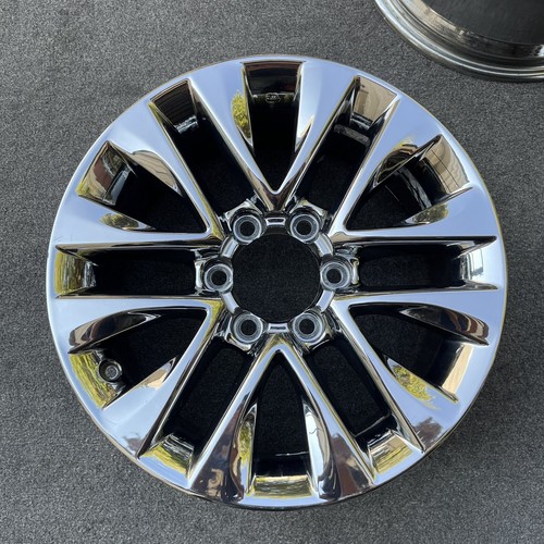 SINGLE 18 INCH WHEEL/RIM LEXUS GX460 2013-2023 GENUINE OEM PVD CHROME 74297 - Picture 13 of 21