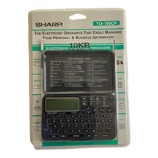 Sharp Electronic Organizer YO-100CP 10KB Memory with 8 Functions