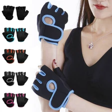 Women Men Half Finger Work Out Gym Gloves Sport Weight Lifting Exercise Fitness&