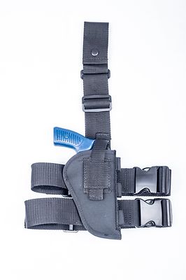 S&W 29, 586, 629 4'' | Nylon Drop Leg Thigh Holster with Ammo Loops