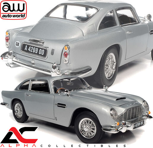 AUTOWORLD AWSS131 1:18 1964 ASTON MARTIN DB5 (JAMES BOND-NO