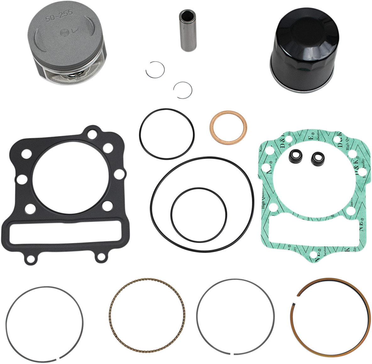 7043@様 WSM +1MM Oversized Top End Rebuild Kit w/ Pistons, Rings & Gaskets