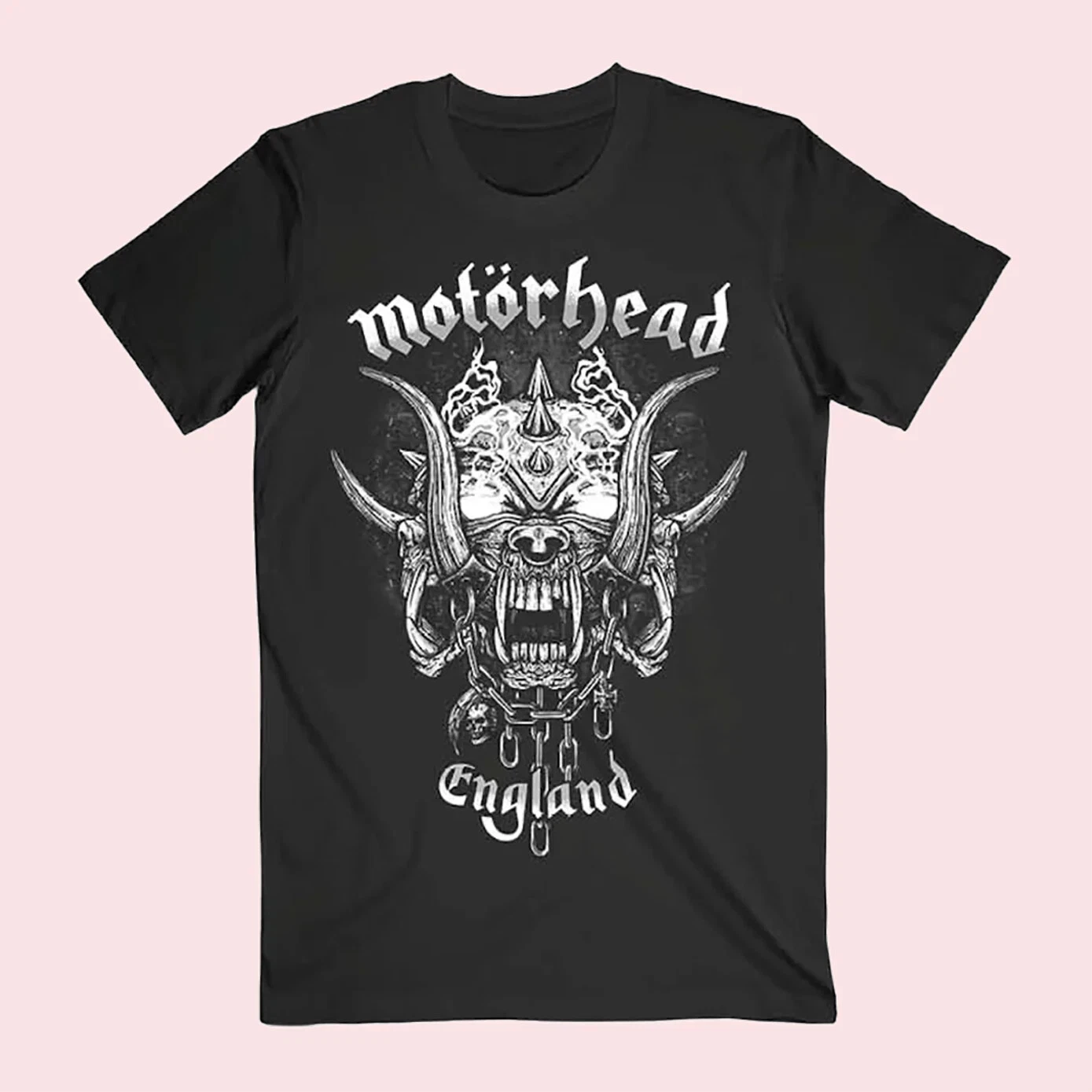Motorhead England Logo Unisex Black T-Shir
