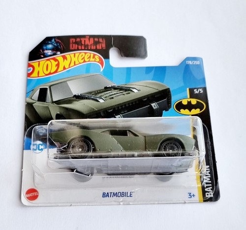 NEW HOT WHEELS BATMAN CAR 178/250 BRAND NEW SEALED EURO CARD - Picture 3 of 5
