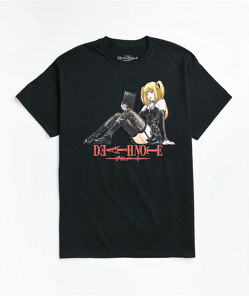 Death Note Misa Book Black T-Shirt SHONEN JUMP