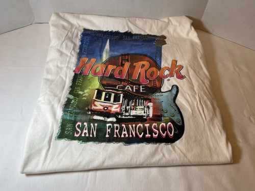Hard Rock Cafe San Francisco T Shirt Vintage Heavy Tee 100% Cotton Men's XXL NEW