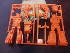 Vtg Rare VOLTRON type Cereal premium, Mexican toy Bootleg  buildable  orange