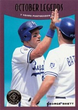 George Brett October Legends Upper Deck 1995 Baseball Card #101