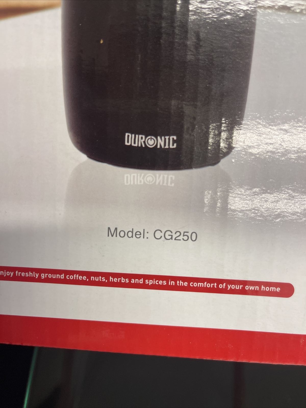 Duronic CG250 Electric Coffee Grinder, Grinding Mill For Coffee Beans