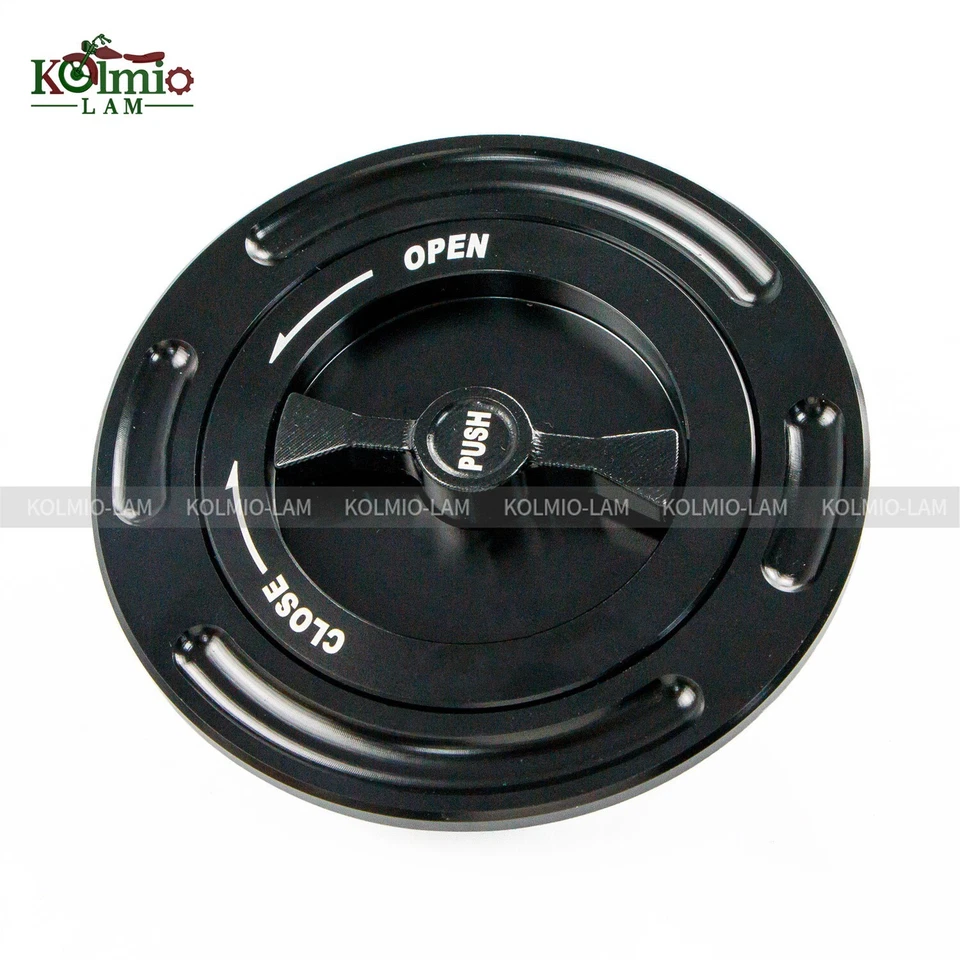 Tapas de cubierta de tanque de gasolina CNC sin llave aptas para K1600GT/GTL R1200GS R1200R/S Foto 3 de 4