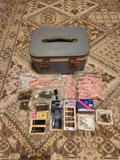 Vintage Perm Lot Case Hair Rollers Clips More Used New