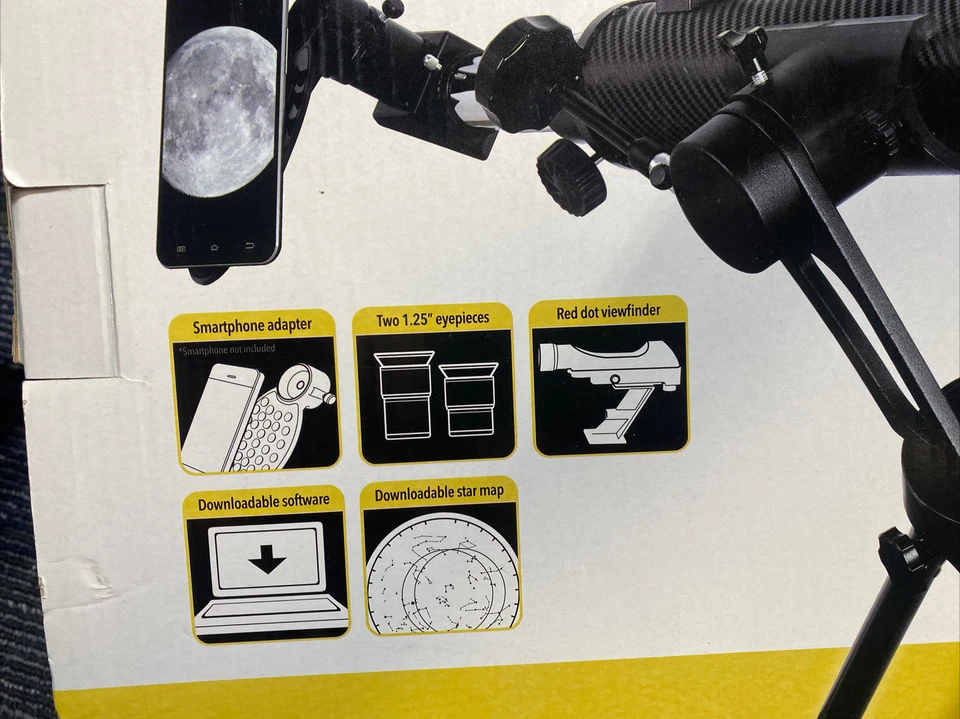 Carbon Fiber National Geographic Telescope CF700SM Slow Motion Mount 70mm Smart - Image 4 of 4