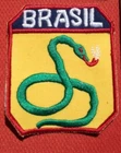 WW2 BRAZIL PATCH F.E.B. SNAKE SMOKING US 5TH ARMY FEB Expeditionary Force Italy