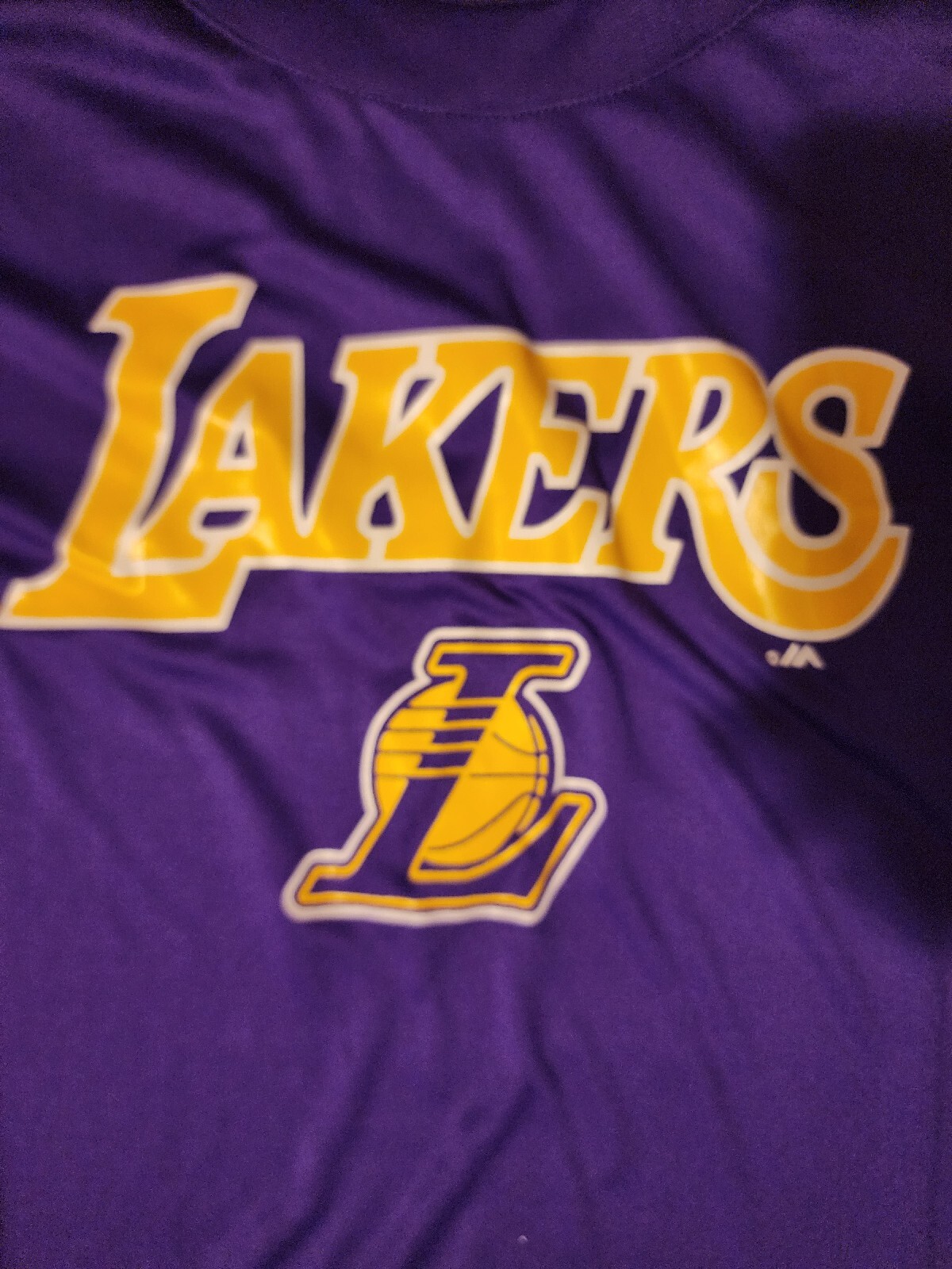 Los Angeles Lakers Purple Majestic Jersey Men's sz 5XLT BNWT eBay