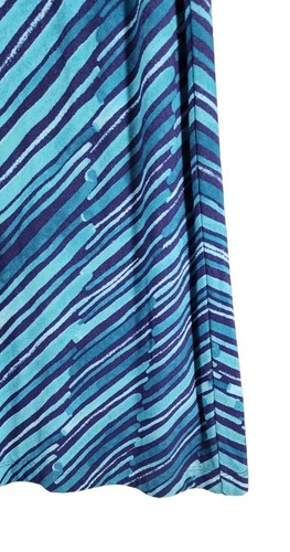 Abito nuovo con etichette prezzo consigliato $168 TOMMY BAHAMA linea Benbow jersey scollo a V blu verde acqua TAGLIA XS - Foto 7 di 16