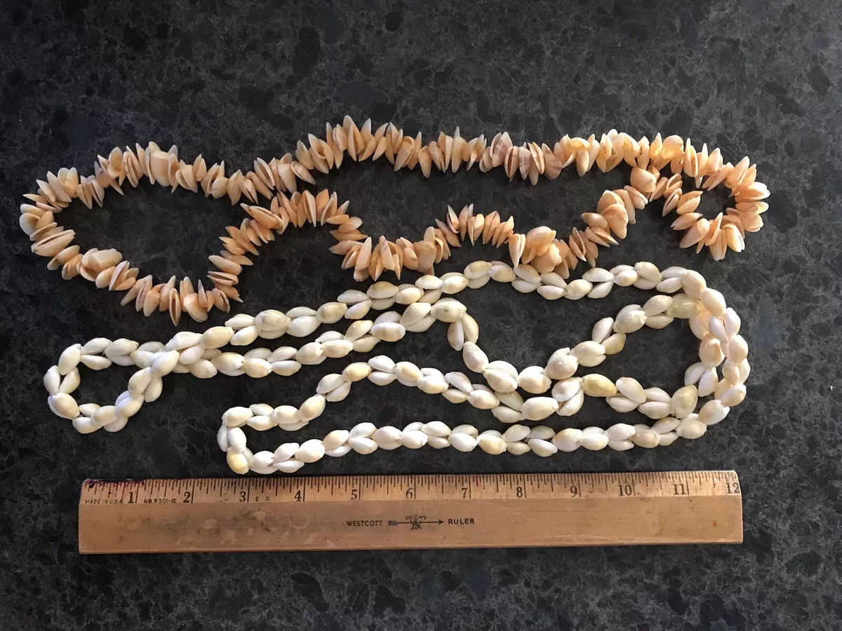 Cowrie shell shop necklace ebay