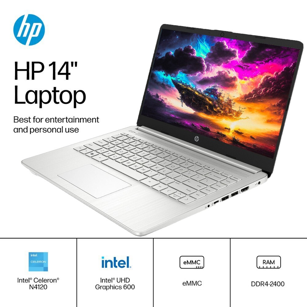 HP Laptop シルバー 英語配列 HP Newest Laptop 14