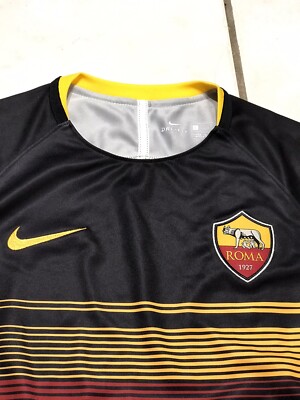 NWT NIKE AS Roma 2018 Training Jersey Youth Large | eBay