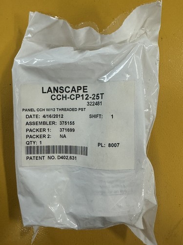 Corning CCH-CP12-25T Fiber Panel 12 Adapters ST Simplex 62.5 um Multimode OM1 - Picture 1 of 2