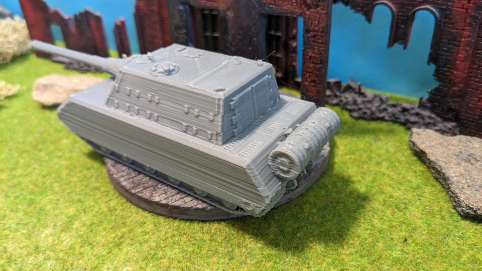 Panzerkampfwagen (VIII) " Jagdmaus " Prototipo Carro Armato Kit Modello WW2 1:87 - Immagine 4 di 4