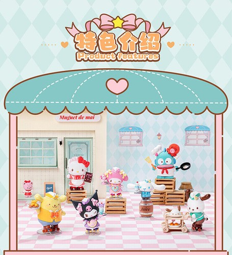 TOPTOY Sanrio Figuren Rollschuh Restaurant Serie Figur Spielzeug #BestJ - Bild 2 von 11
