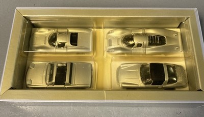 Marklin Set of 4 Die-cast Silver Porche Cars | eBay