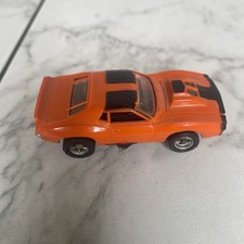 Aurora AFX 1765 AMC Javelin Pro Stocker Orange/Black HO Slot Car A/FX AMX VTG