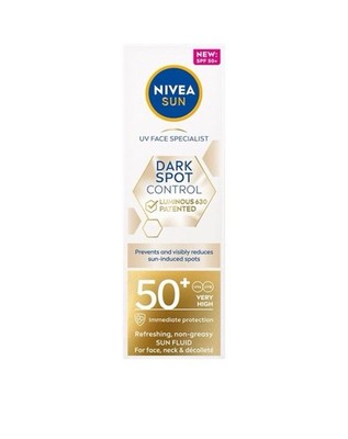 Nivea Sun Spot Control Luminous Dark Sport UV Face Specialist Dark Control 50+