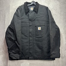 Carhartt NWT C003-BLK Traditional Firm Duck Arctic Lined Coat Black 2XL