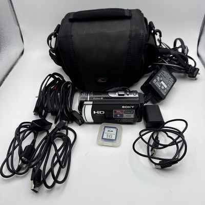 Sony Handycam HDR-CX190 Black Digital Video Camcorder 30x Zoom 5.3MP - TESTED  