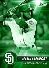 2017 Topps Bunt Manny Margot RC #48 Green SP /99