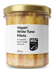 Vilgain Filets de thon blanc à l'huile d'olive extra vierge BIO 200 g Vilgain