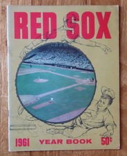 1961 RED SOX Yearbook TED WILLIAMS FRANK MALZONE CARL YASTRZEMSKI PUMPSIE GREEN