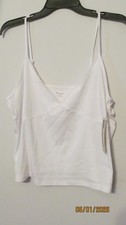 NWT LOT OF 3 NO BOUNDARIES YELLOW/BLUE/WHITE CAMISOLE TOPS SZ. XXL LADIES