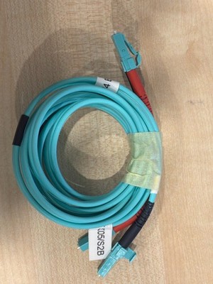 LWL Patchkabel LC/LC Duplex OM3 50/125 Multimode 2m Glasfaserkabel Aqua