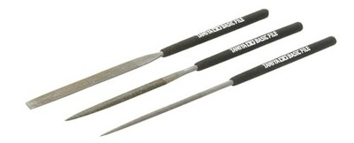 Tamiya Craft Tool Series No.104 Basic File Set Fine Double Cut Plastic Model Too