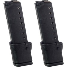 Promag 2 Pack 10-round Magazine For Glock Model 42 G42 .380 Acp Glk 11 Black