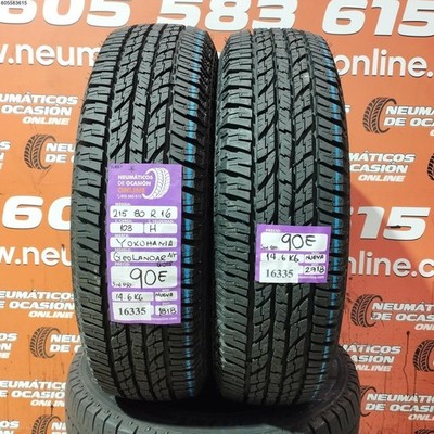 2x Yokohama Geolandar A/T G Winterreifen 215/80R16 103H M+S