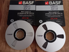 2 Tonbandspulen BASF  26,5 Alu - Metallspulen...