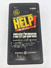 General Electric GE 2-Way Radio 3-5900 CB 40 Channel Emergency W/ Case Working