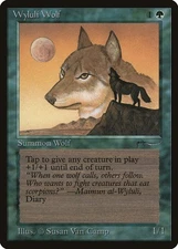 MTG Magic the Gathering Wyluli Wolf (55/92) Arabian Nights LP