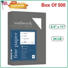 Copy Paper Case Printer Paper White 8.5"x11" Letter Size, 500/Box FSC, 24 lbs