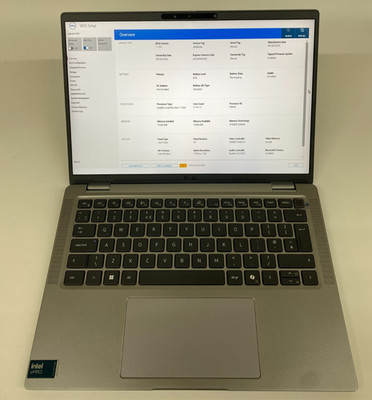 Dell Latitude 7450 14'' Ultra 7 16GB RAM Grade B GBR 100% Kapazität grau ohne Laufwerk