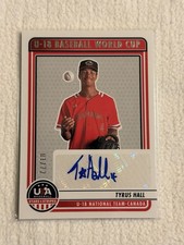 2023 Panini USA Stars & Stripes Autograph Tyrus Hall RC AUTO 01/72 Team Canada