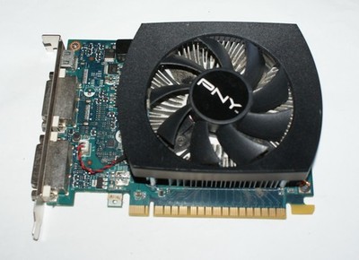 PNY Nvidia GeForce GTX 650 1GB DVI x2/Mini HDMI PCIE Grafikkarte