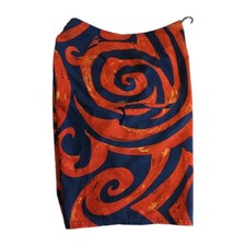Quicksilver Waterman collection board shorts size 32 ORANGE BLUE GEOMETRIC