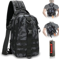 Best Aertiavty Fishing Backpack, Bag with Tackle Box, Compact Bag, Backpack Rod