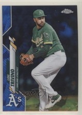 2020 Topps Chrome Sapphire Edition Lou Trivino #587 02yu